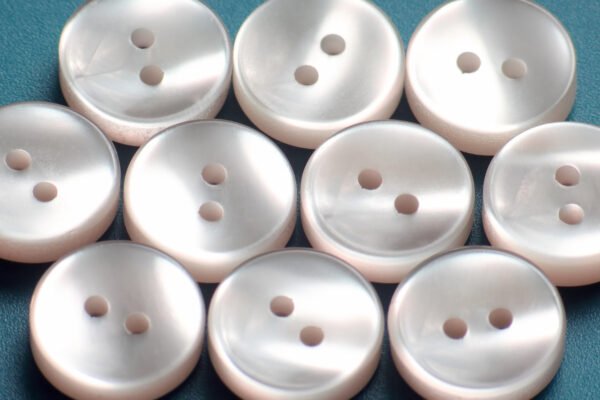 Elevate Your Sewing Projects with Smooth and Shiny 2-Hole Buttons